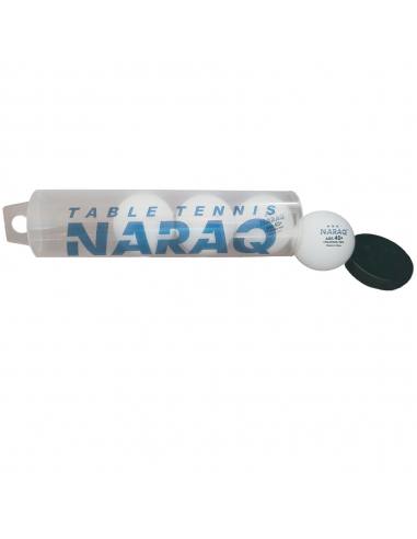 NARAQ estuche rigido con 4 pelotas Ball Box