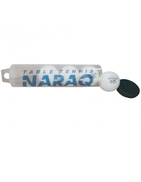 NARAQ estuche rigido con 4 pelotas Ball Box