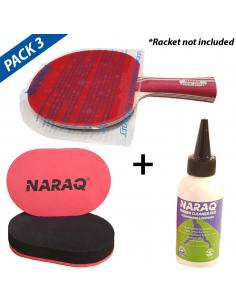 Pack Limpia borrachas NARAQ + Esponja + Film Protector dupla
