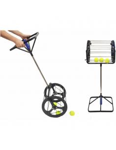 Cesto e roda coleta bolas Tennis Padel Double NARAQ