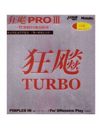 Rêvetement Nittaku Hurricane Pro 3 Turbo Orange