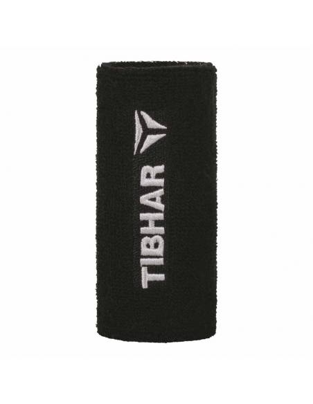 Muñequera Tibhar larga negra/blanca